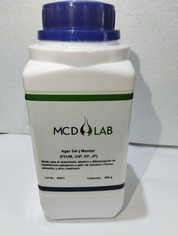 Agar Sal y Manitol 450 g MCD LAB