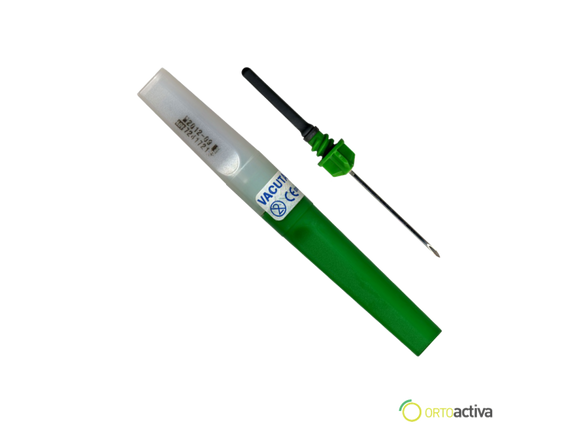 Aguja Vacutainer Verde