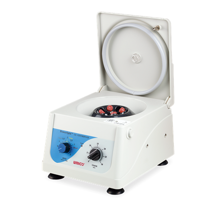 Centrifuga clínica de baja velocidad serie Powespin FX y LX Marca Unico