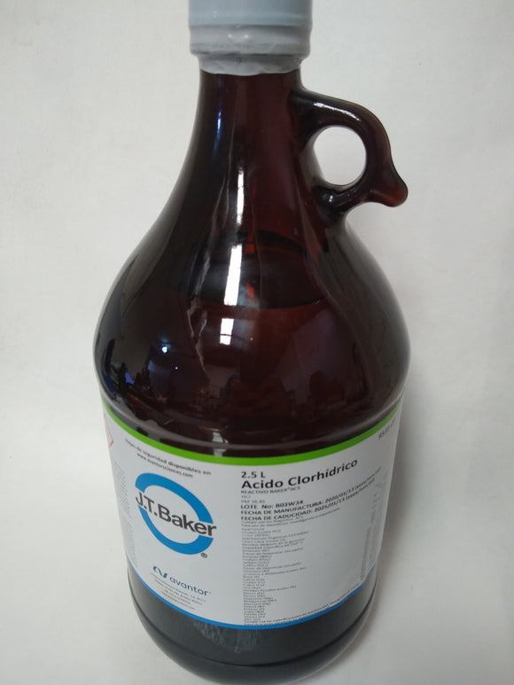 Acido Clorhídrico, 36.5-38.0% RA ACS JTBAKER