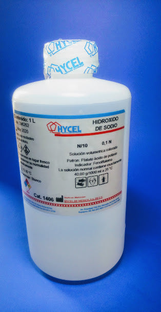 Hidróxido de Sodio 0.1 N 1 L  HYCEL