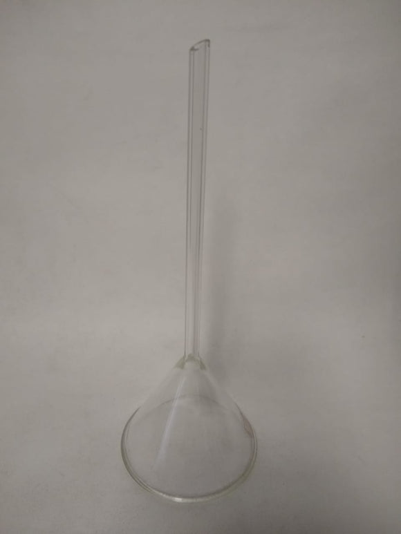 Embudo conico de vidrio tallo largo 55 mm. KIMAX