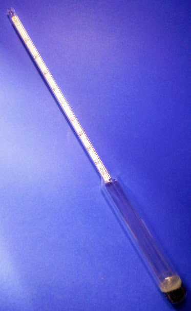 Alcoholimetro Gay Lussac  0-100 GL calibrado 20°
