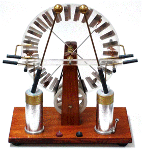 Maquina para electrostática (Wimshurst)