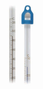 Termómetro Lo-Tox Azul, Rango -10 a 50°C, División 0.5, Inmersión Total,  Longitud 305mm